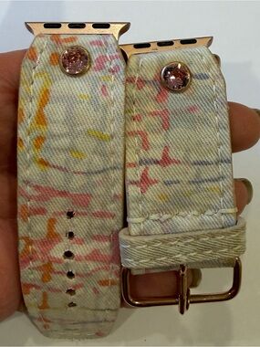 Multicolor Chanel Spark*l band for Apple Watch, size 2